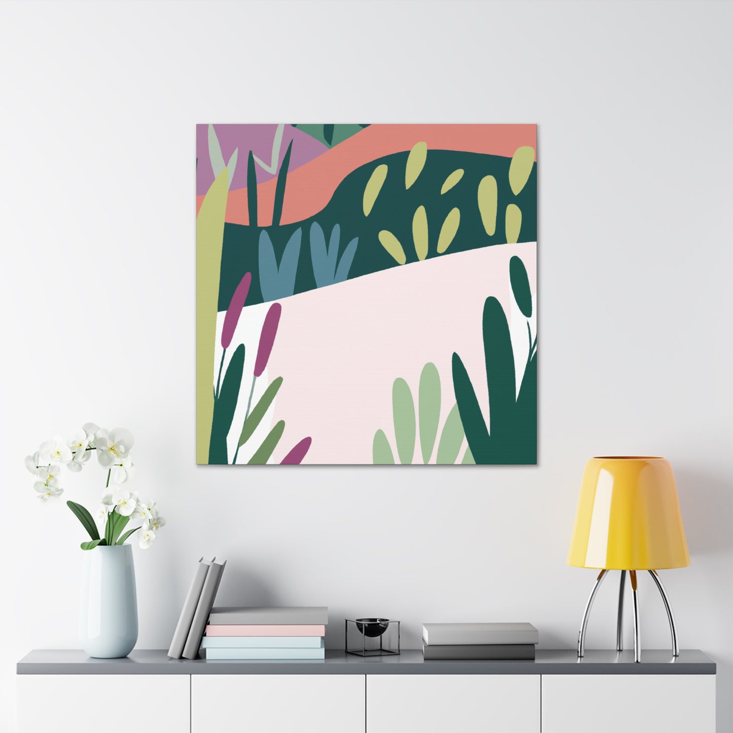 Butterfly Meadow-Landscape - Canvas
