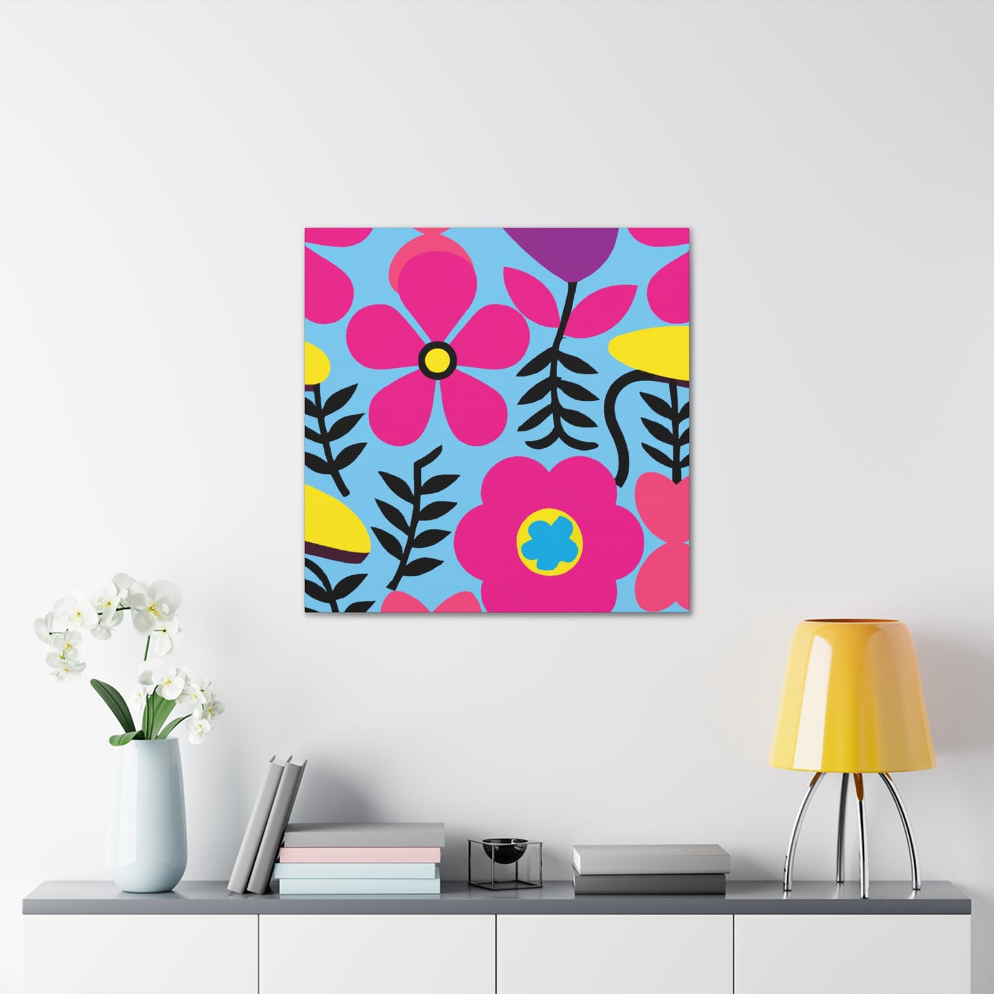 Blissful Burst - Floral - Canvas