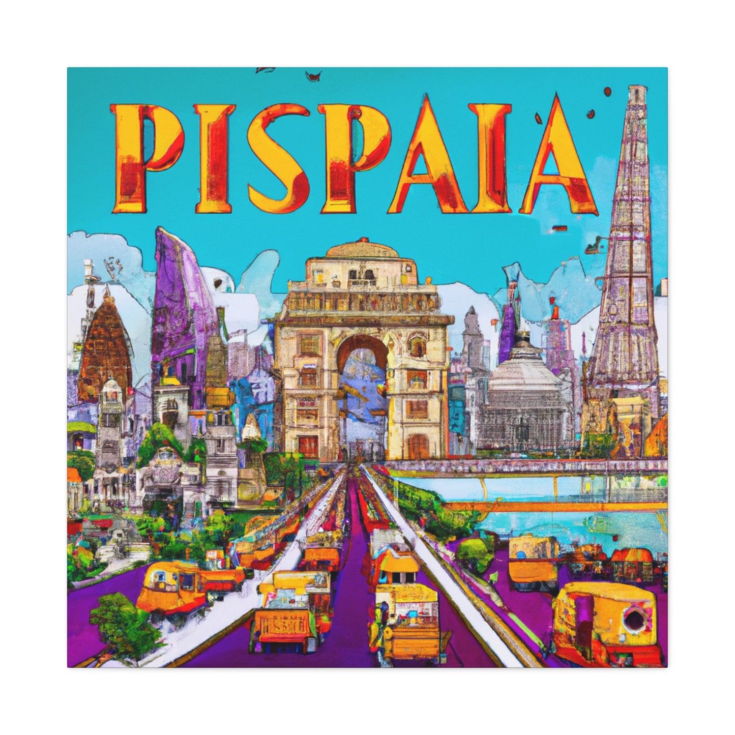 Bollywood Bliss - Destination India - Canvas