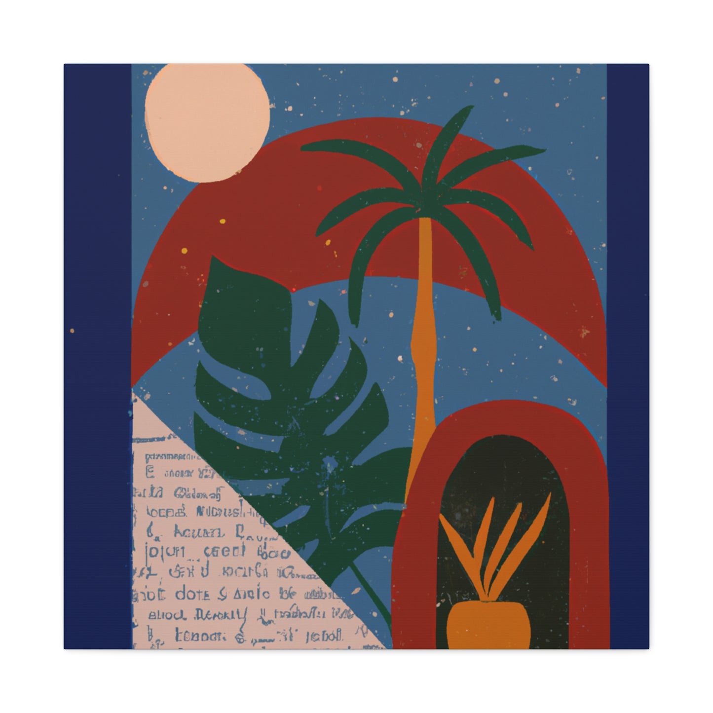Fleececoat Mittenscat - Midcentury Canvas