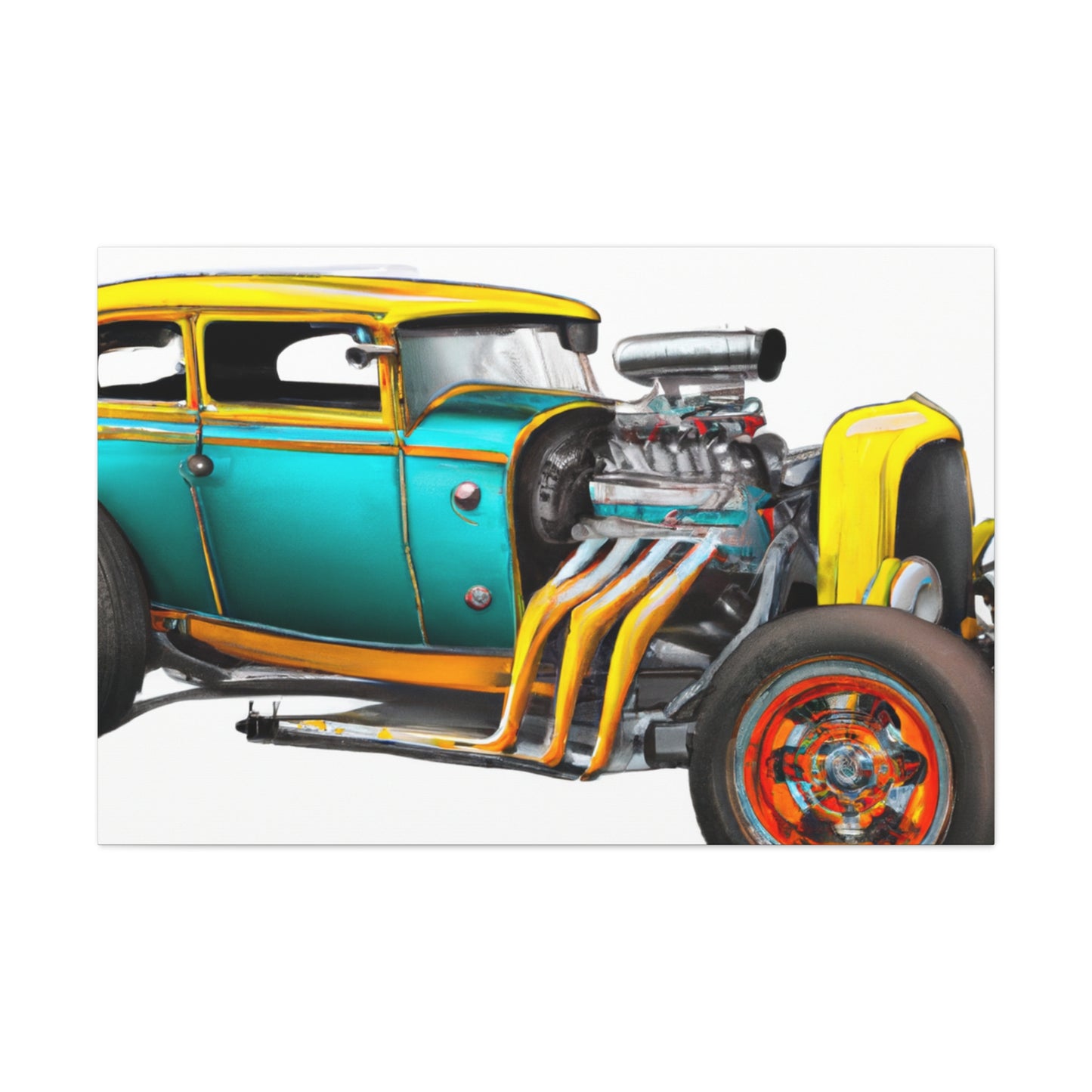 Hot Rod Junker - Automobile - Canvas