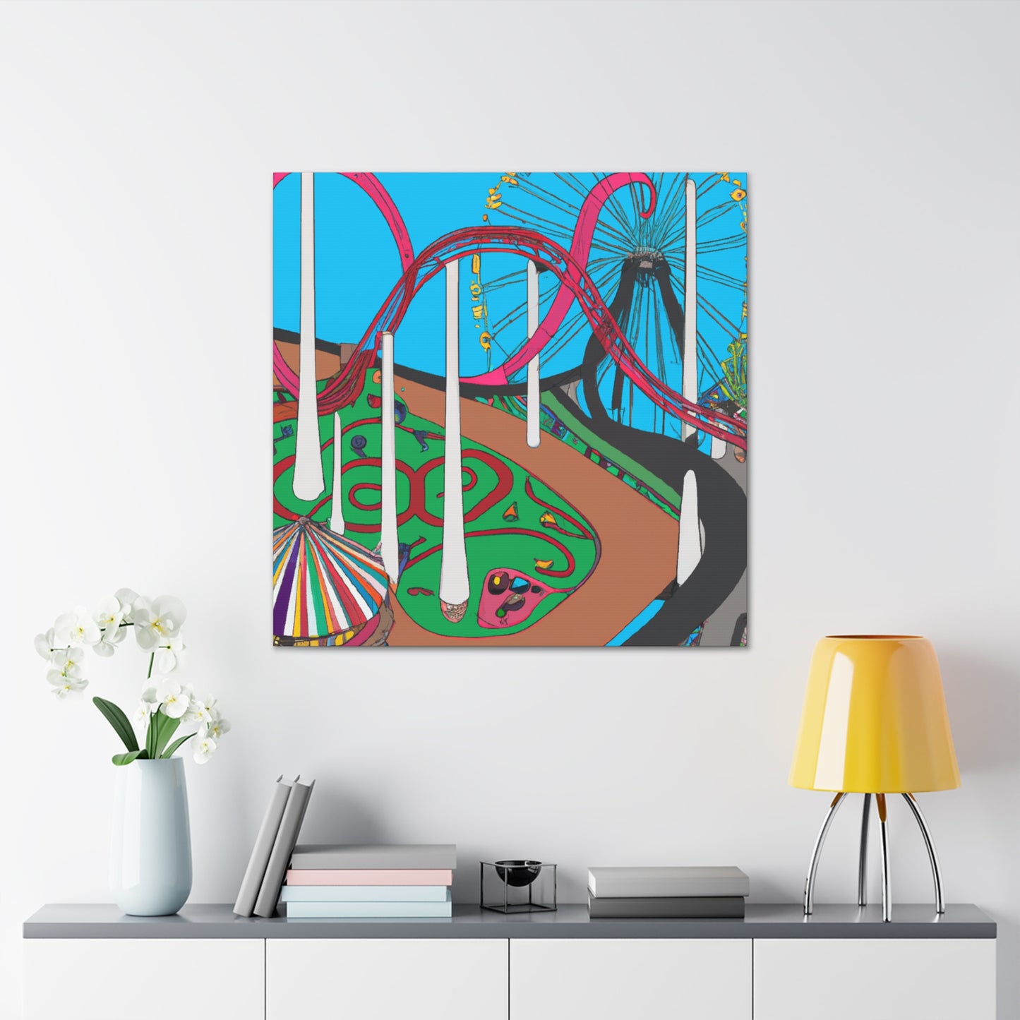Double Rainbow - Amusement - Canvas