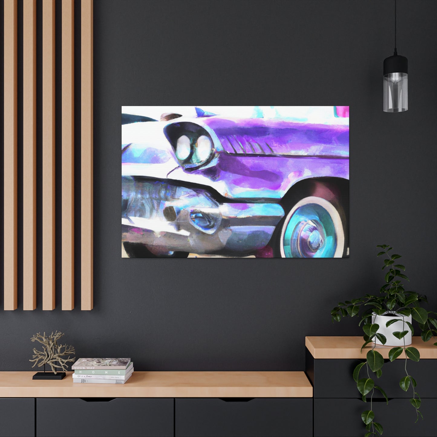 "Surging Tide". - Automobile Canvas