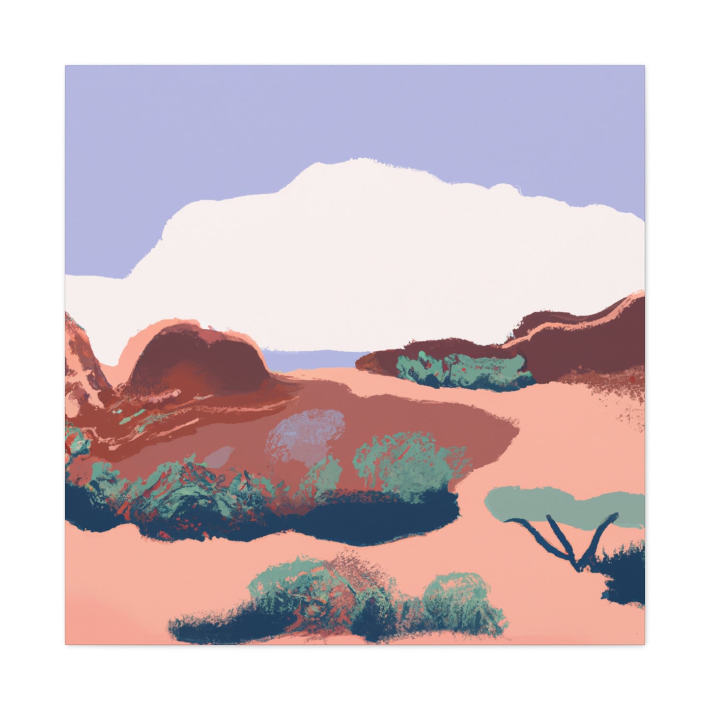 Sandstorm Oasis - Landscape - Canvas