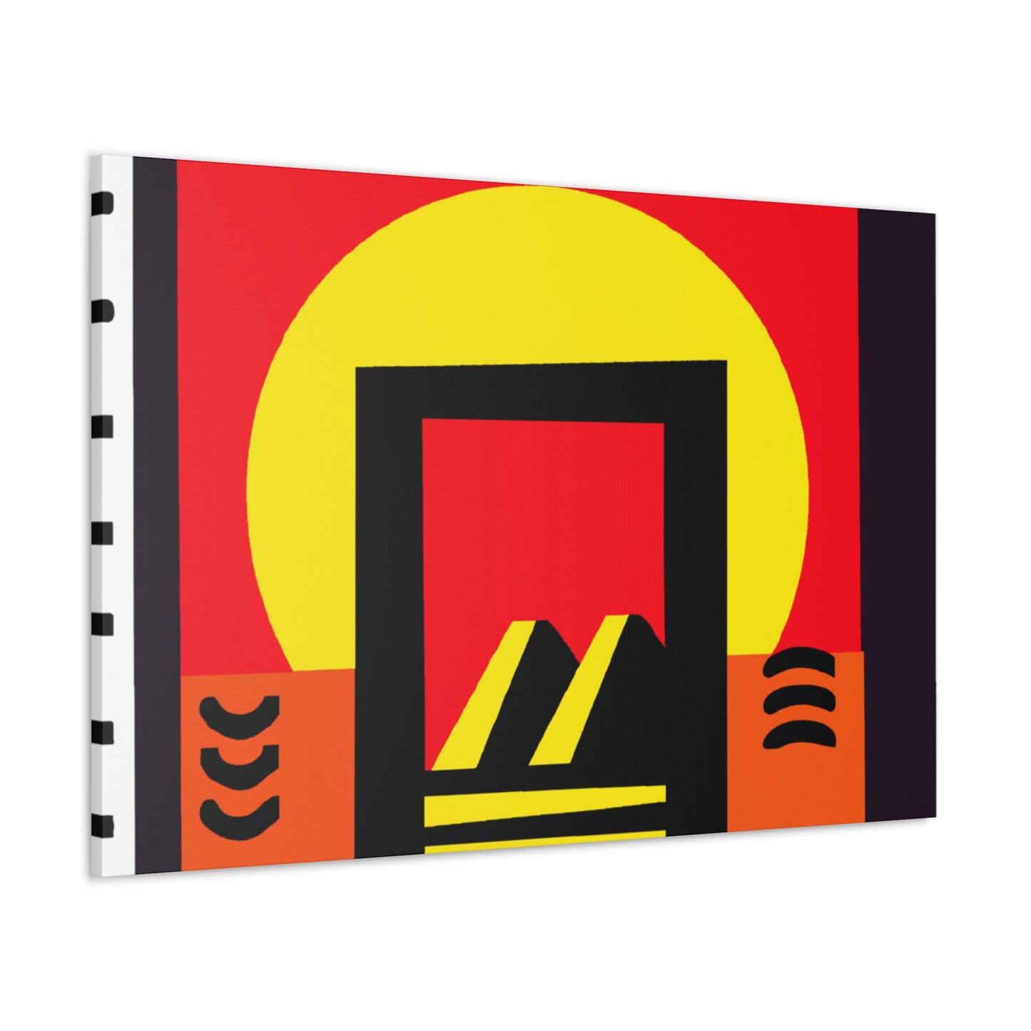 Aztec Sun - Midcentury Canvas