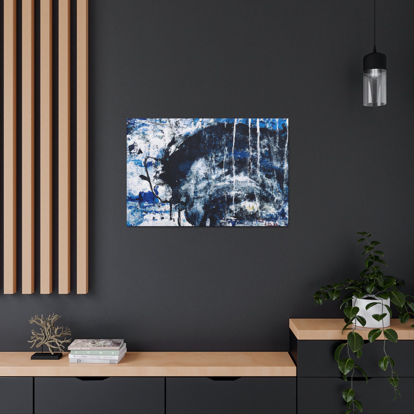 Winter Champaigne - Abstract Canvas