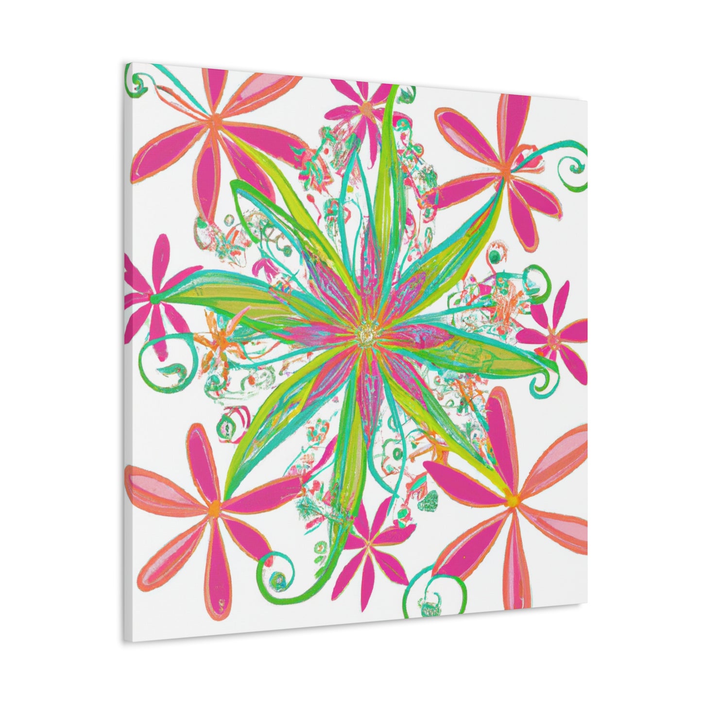 Dahlia Dreaming - Floral - Canvas