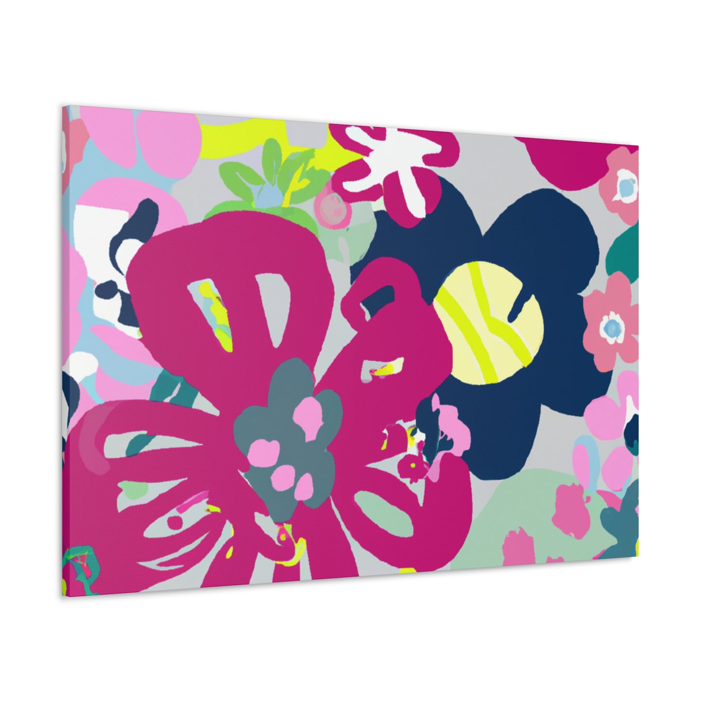 "Petals of Passage" - Floral Canvas