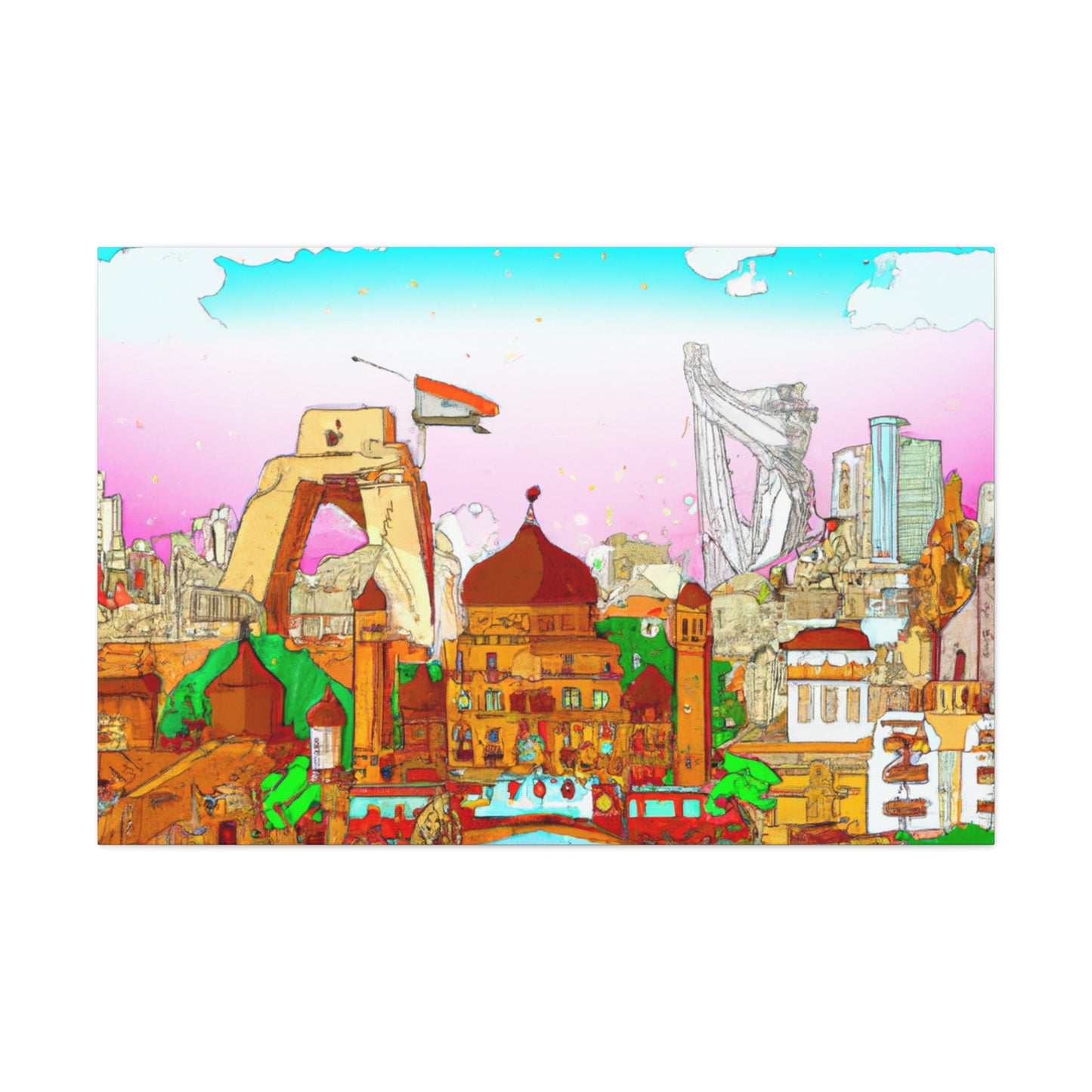 Kashmiri Splendour - Destination India - Canvas