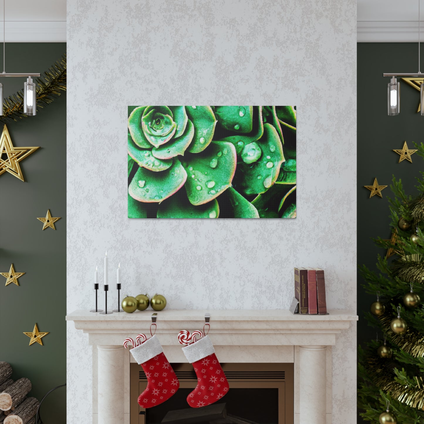 "Garden Splendor" - Canvas - Succulent