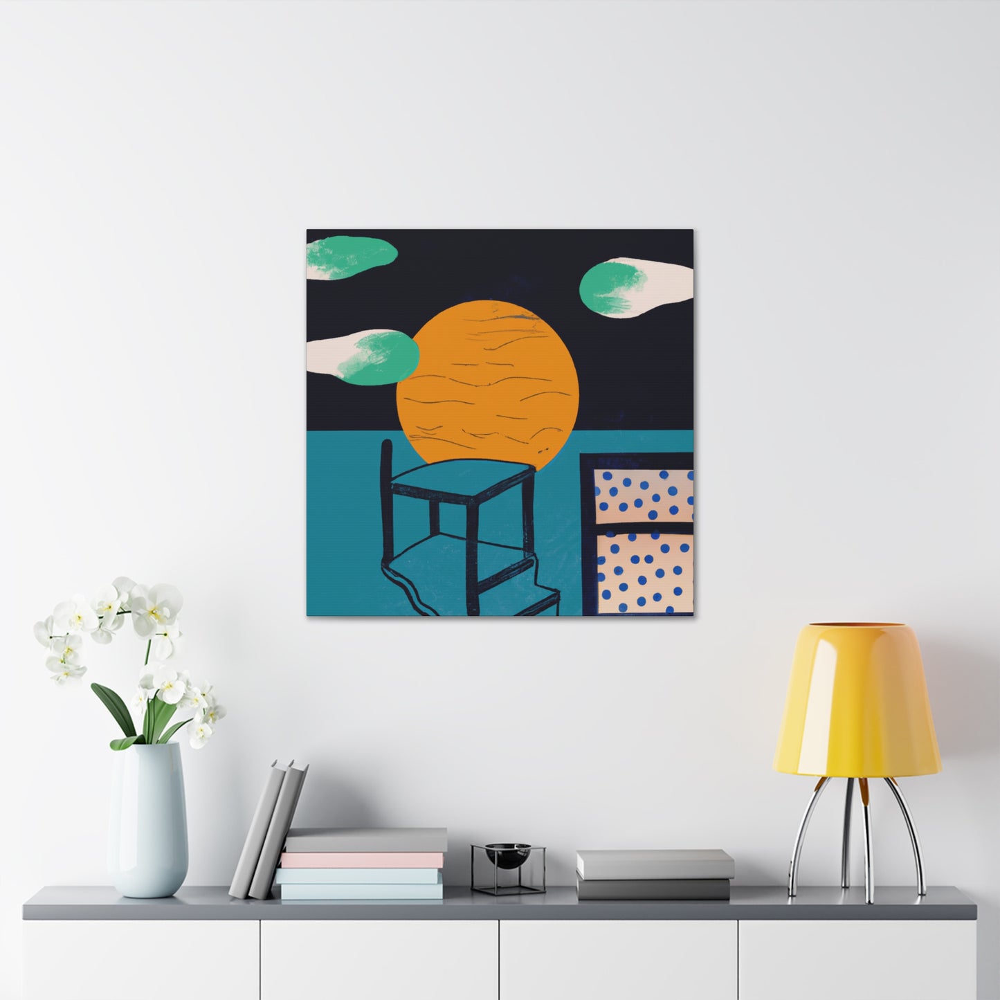 Retrospective Refinement- Midcentury - Canvas
