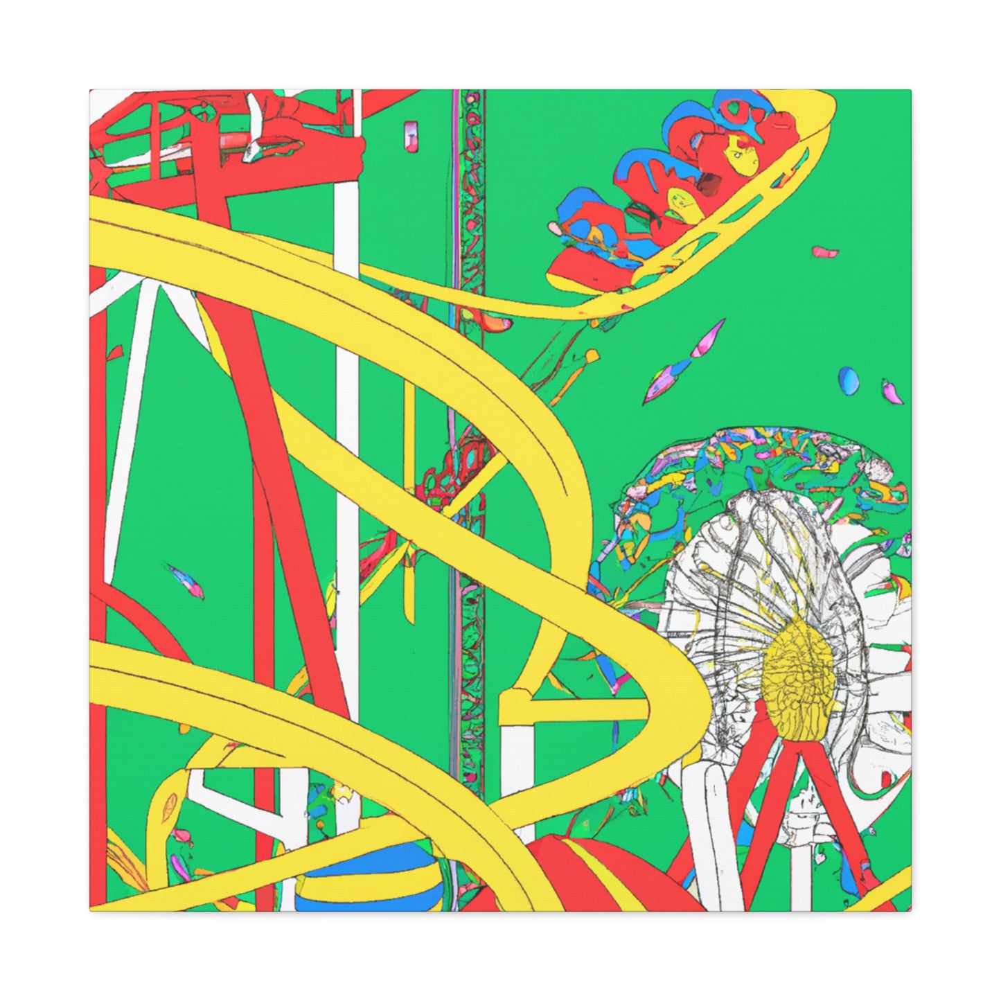 Fizztopia - Amusement - Canvas