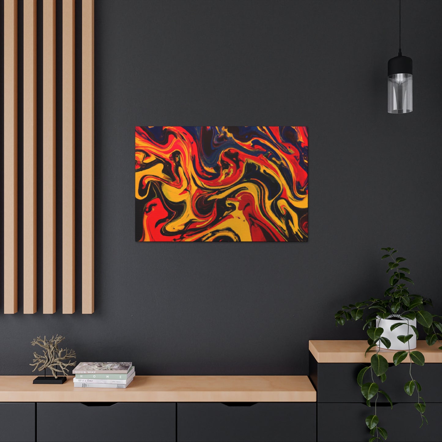 Burning Water- Canvas - Abstract