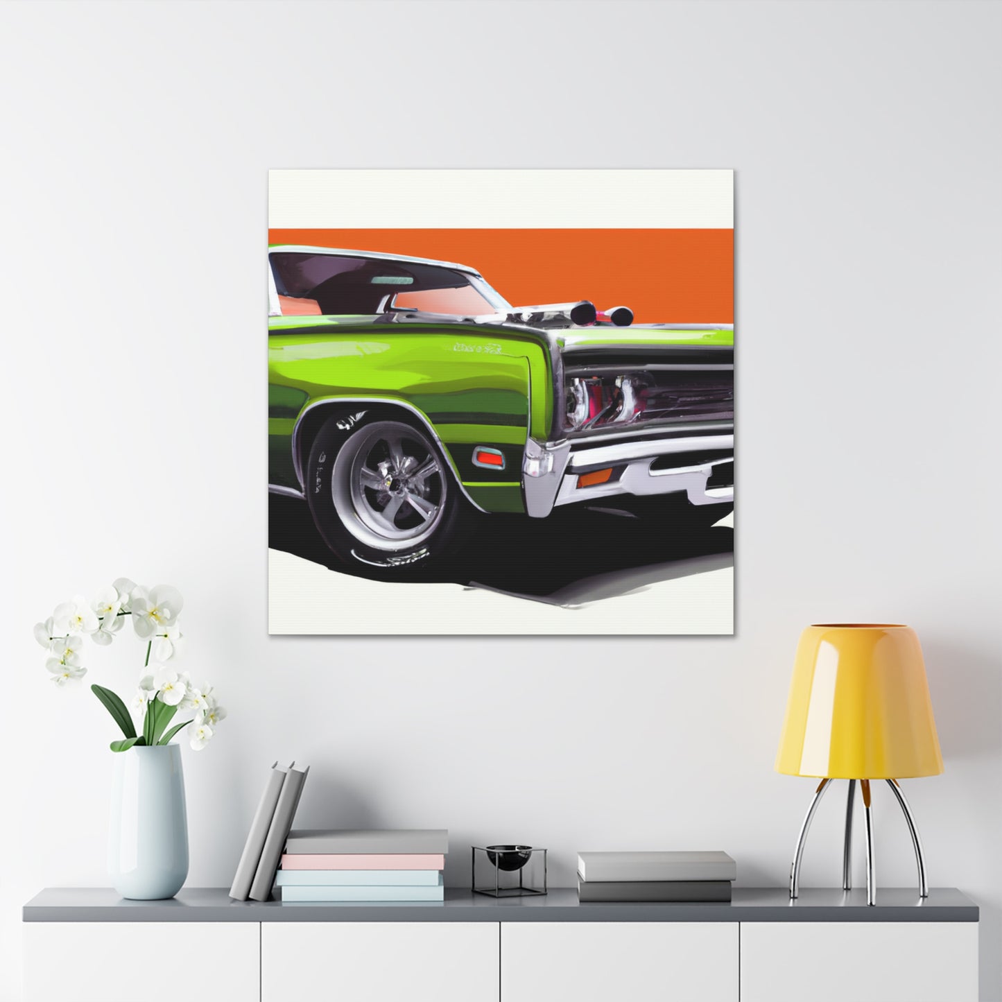 T-Bucket Thunder - Automobile - Canvas