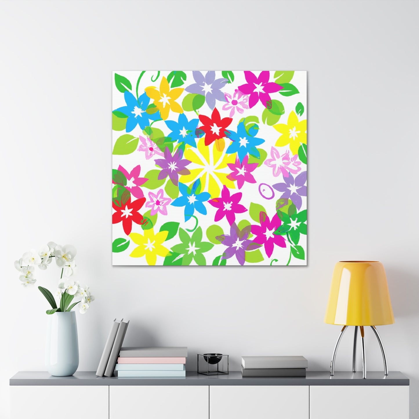 Blossom Palette - Floral - Canvas