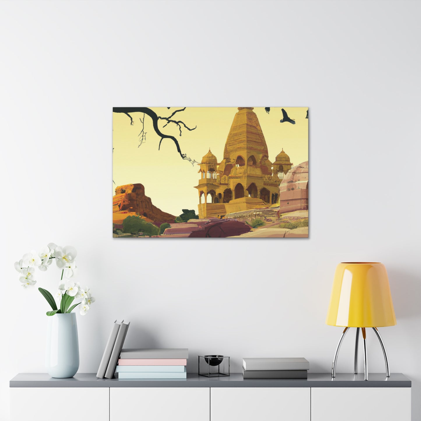 Lotus Land - Destination India - Canvas