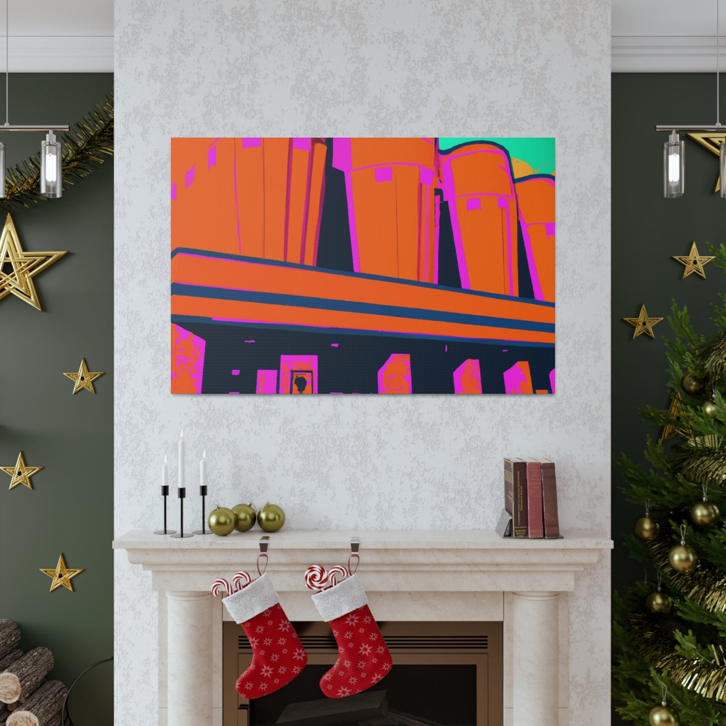 Fantasia's Orange Fifties! - Canvas - Pop Art