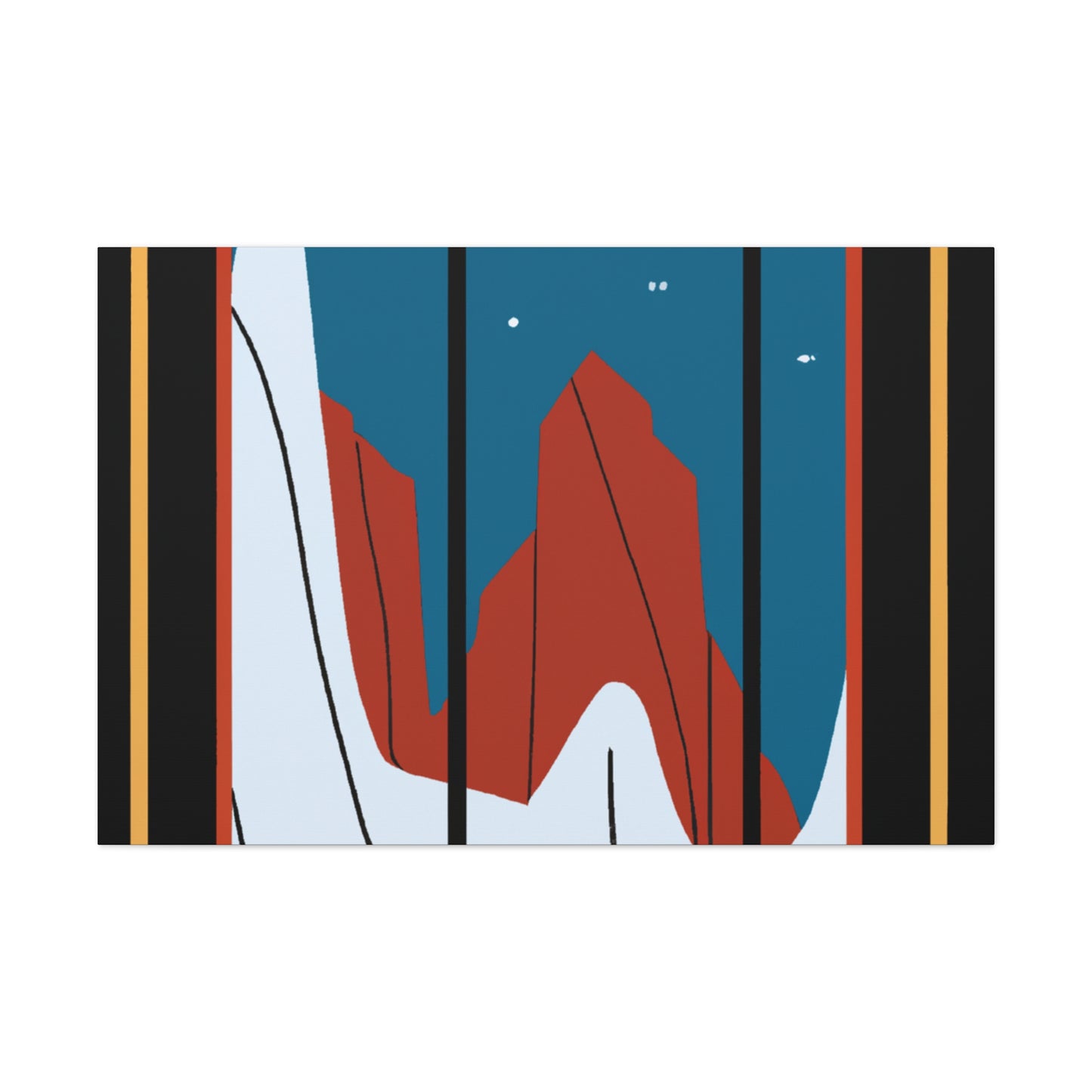 Metropolitan Melange - Midcentury - Canvas