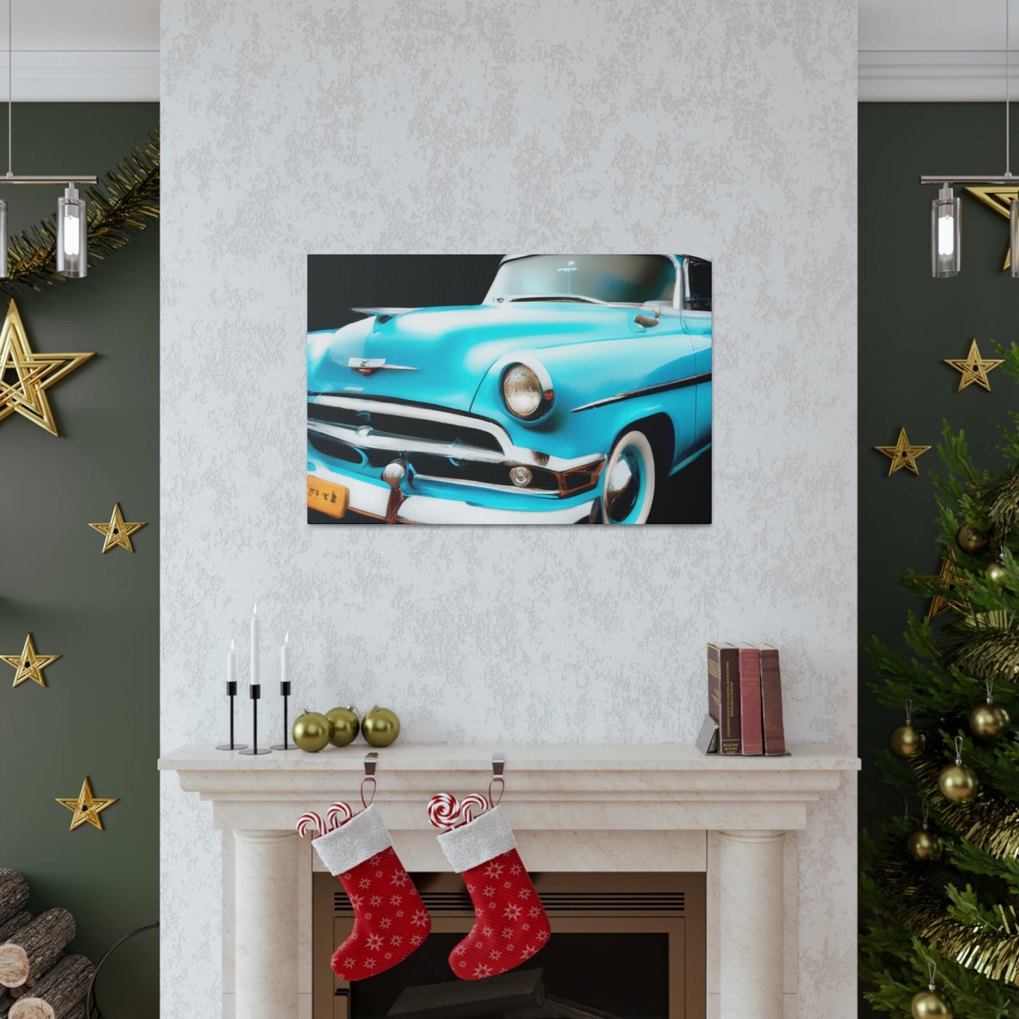 "Marine Marvel" - Automobile Canvas