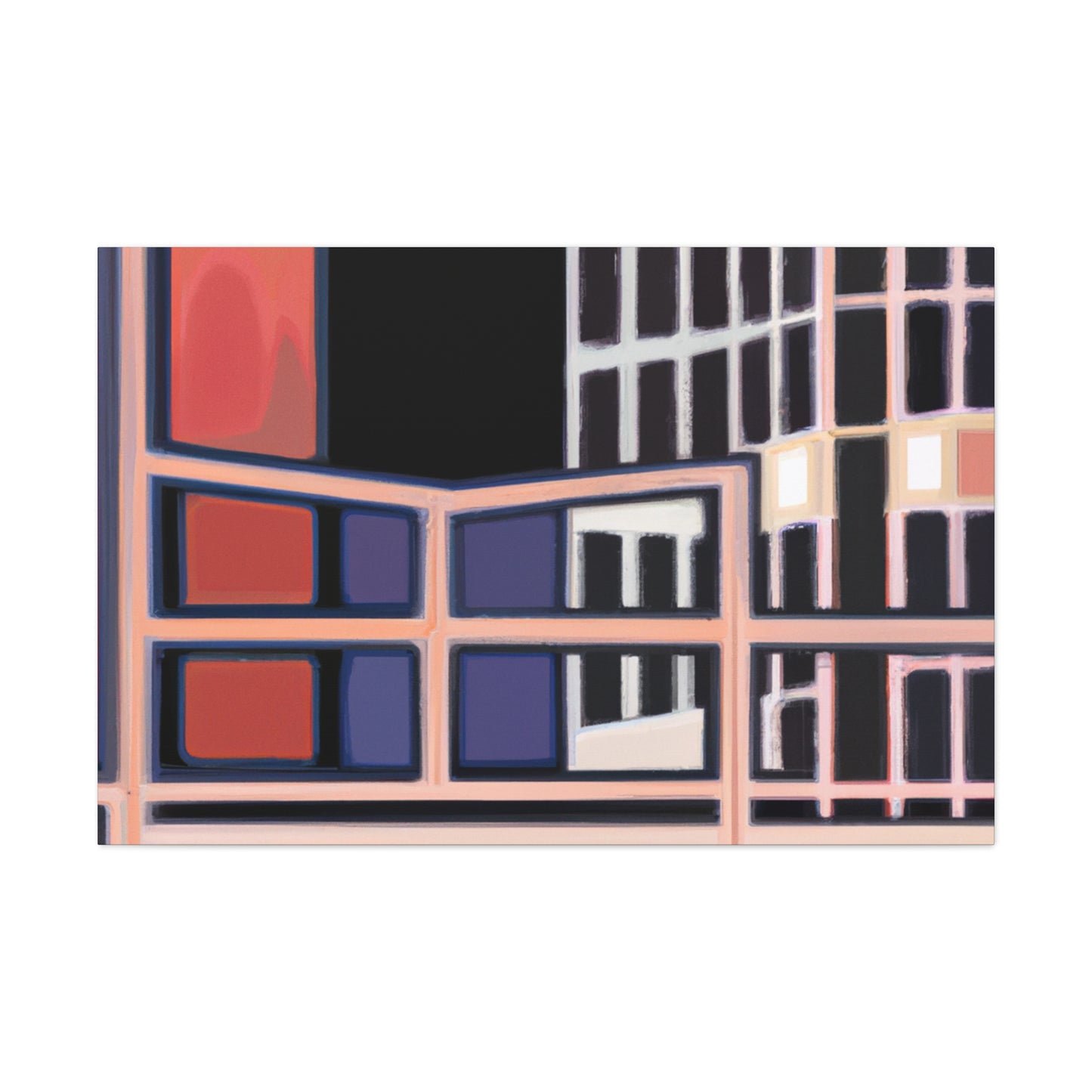The Fabergé Palace: An Art Deco Masterpiece. - Canvas - Architectural