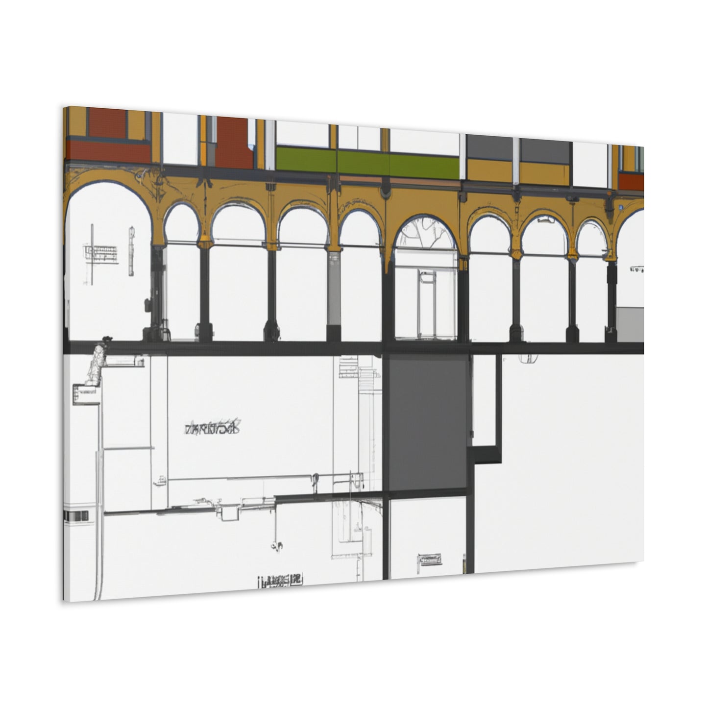 Ludmila Vaillant - Canvas - Architectural