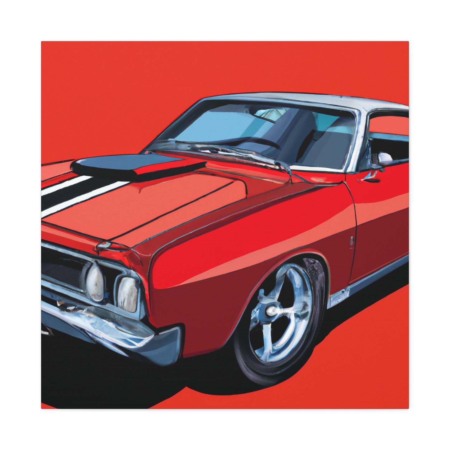 Steel Streak - Automobile - Canvas