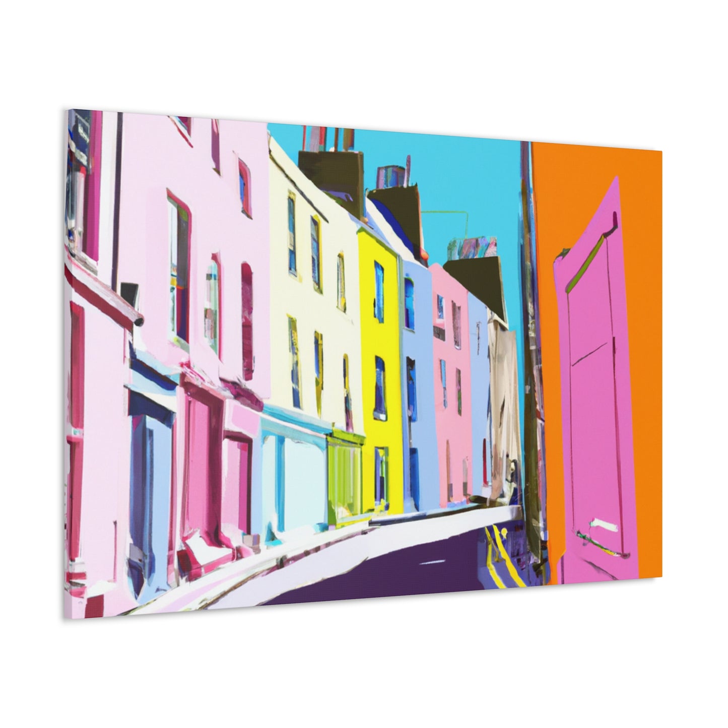 Magnolia City - New Orleans - Architectural - Canvas