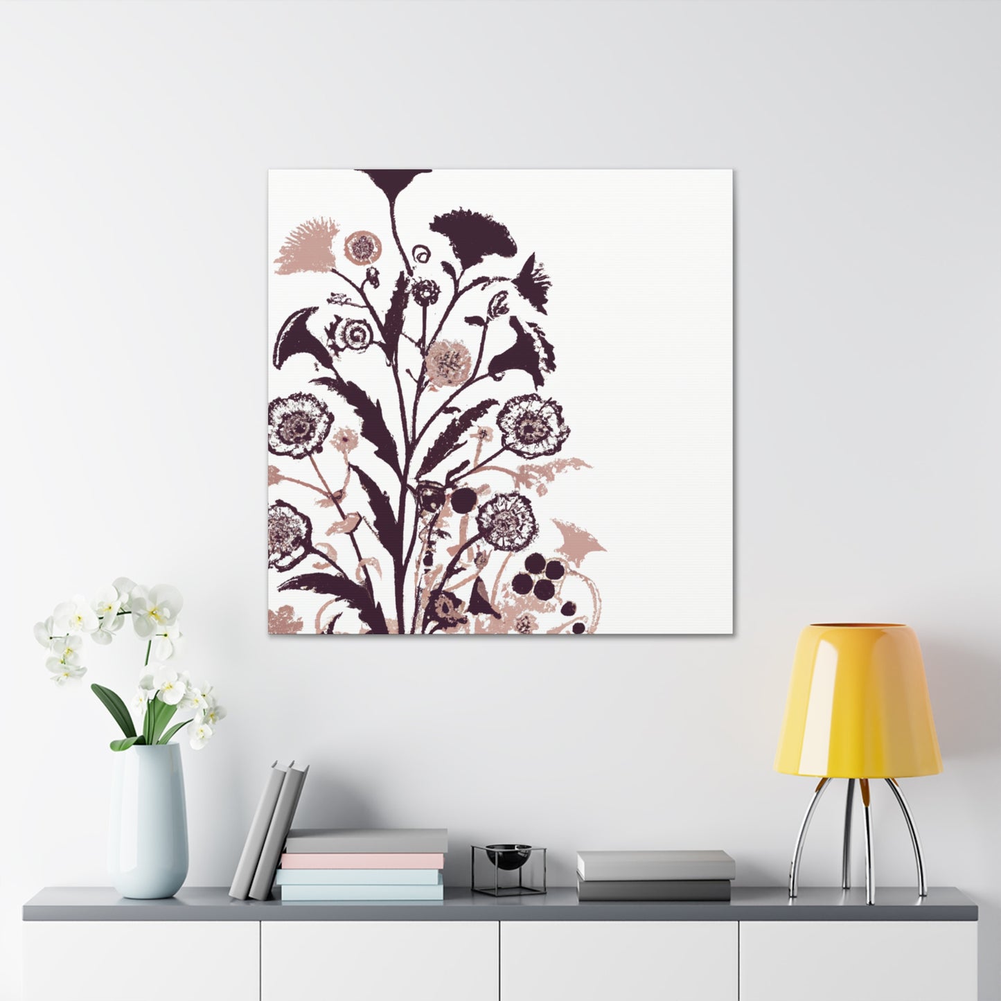 Fleuroscent - Floral - Canvas