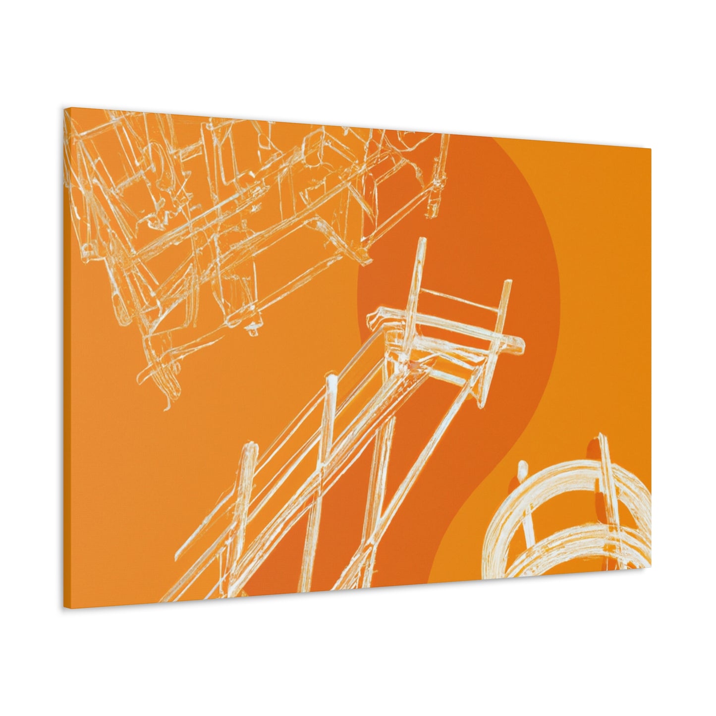Orange Deck - Canvas - Architectural