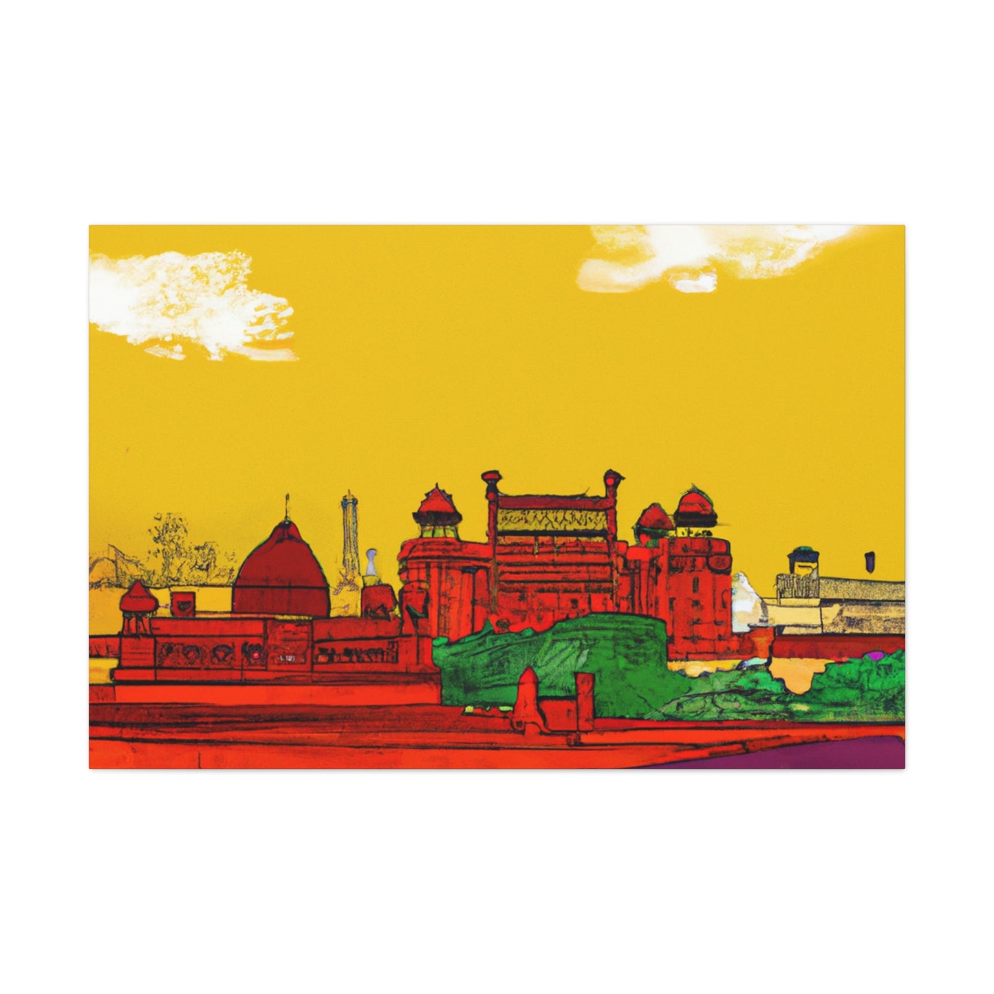 Kashmir Shores - Destination India - Canvas