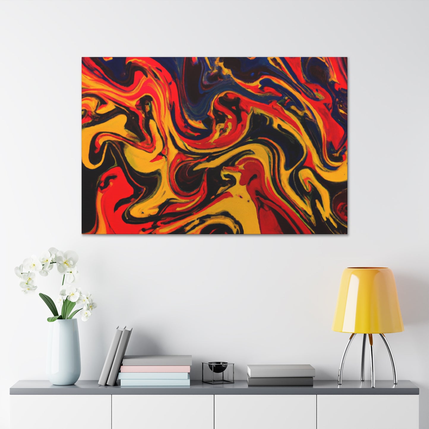 Burning Water- Canvas - Abstract