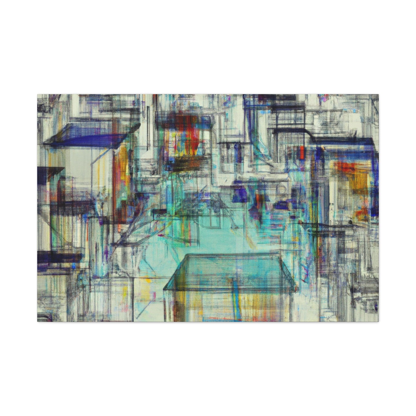 Vermeer. - Architectural - Abstract - Canvas