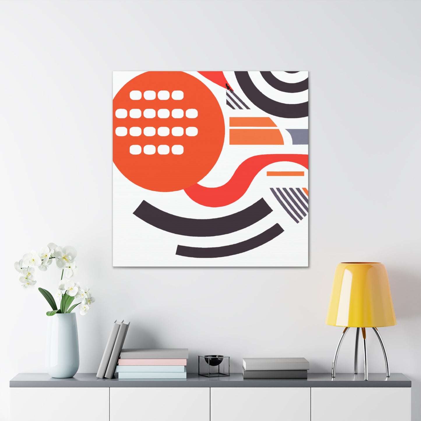 Dreamscape- Midcentury - Canvas