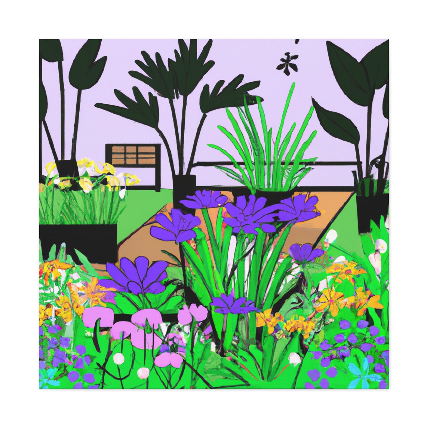 Gardenswept - Landscape - Canvas