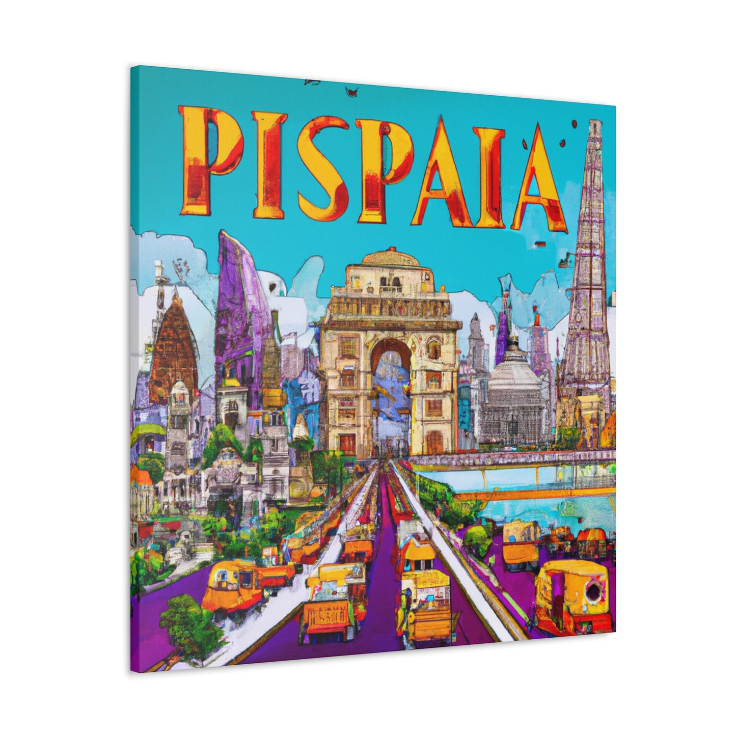 Bollywood Bliss - Destination India - Canvas