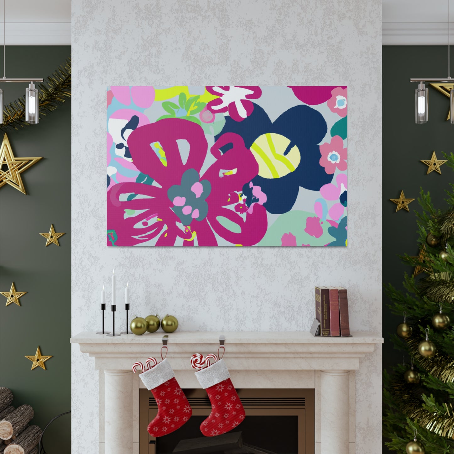 "Petals of Passage" - Floral Canvas