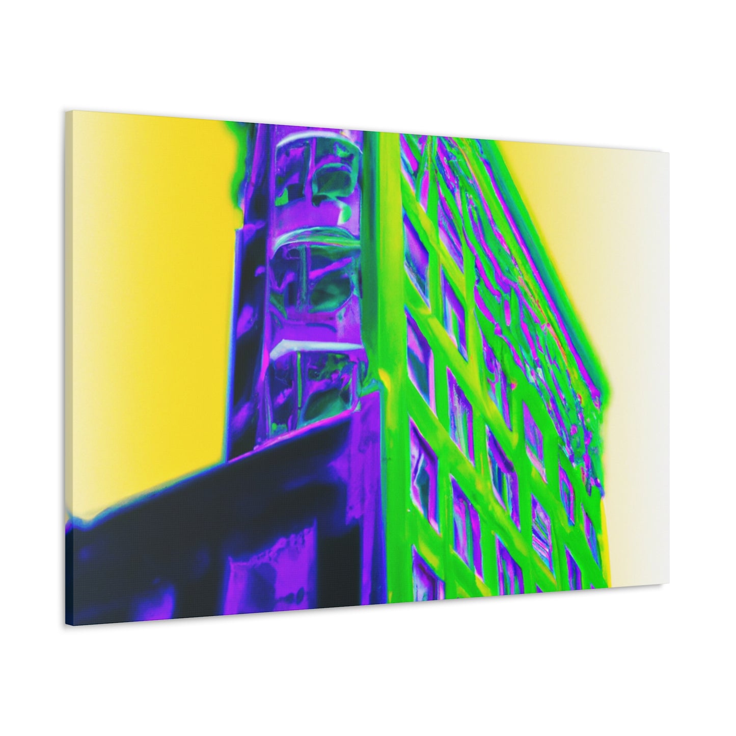 "Futuristic Geoforms" - Architectural Canvas