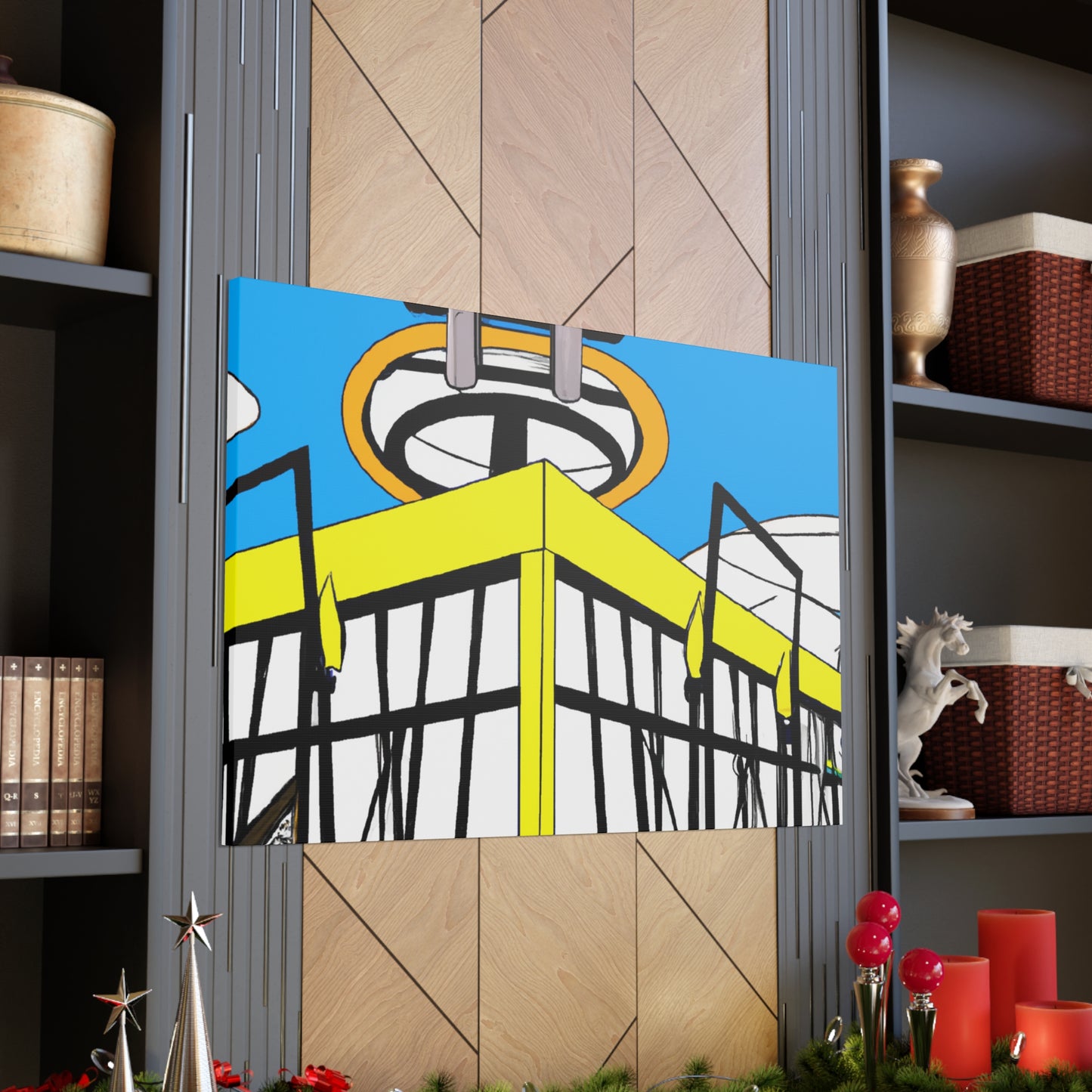 Tail-Spin Twist-n-Shout Dance Hall. - Canvas - Pop Art