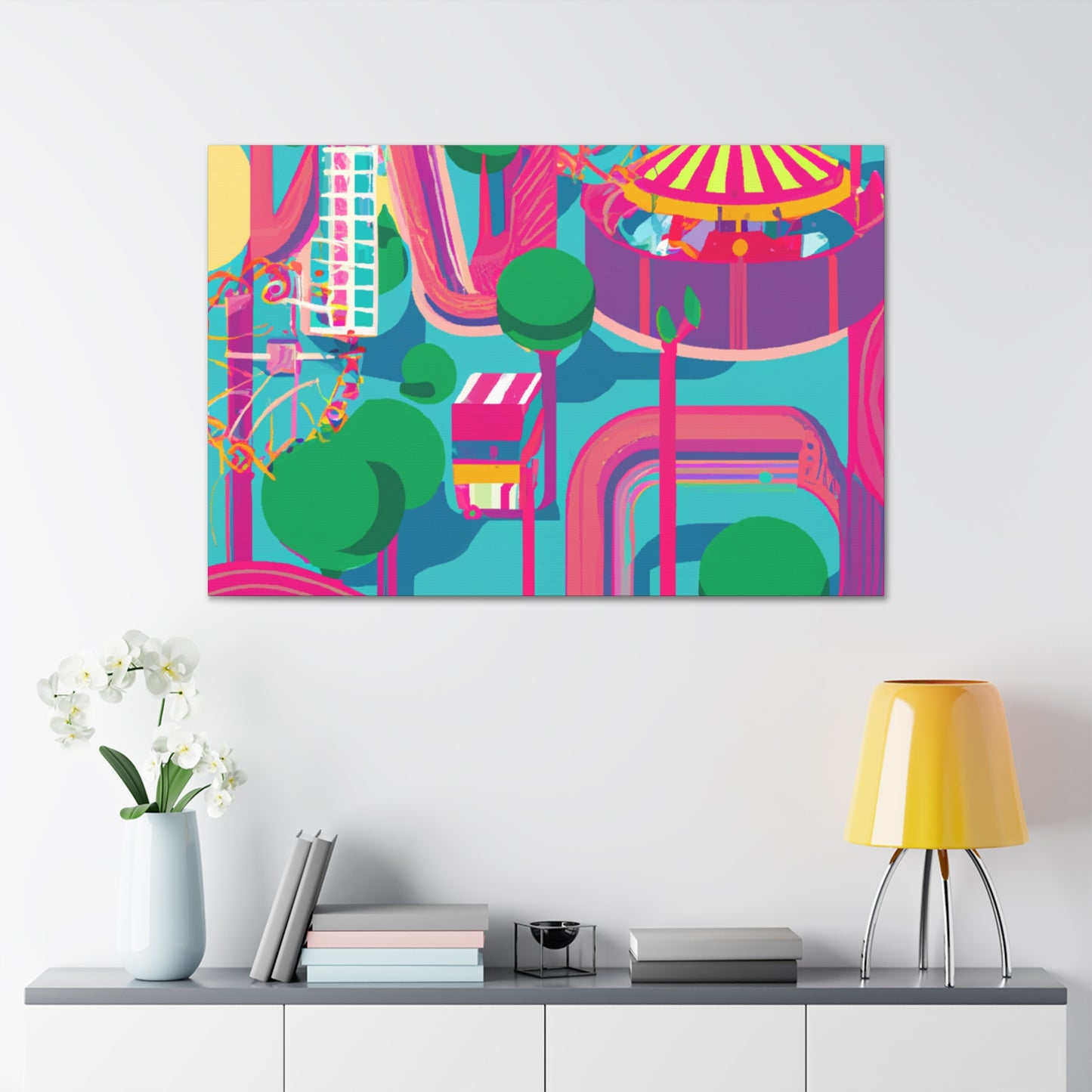 Carni-Wheel Amusement - Canvas