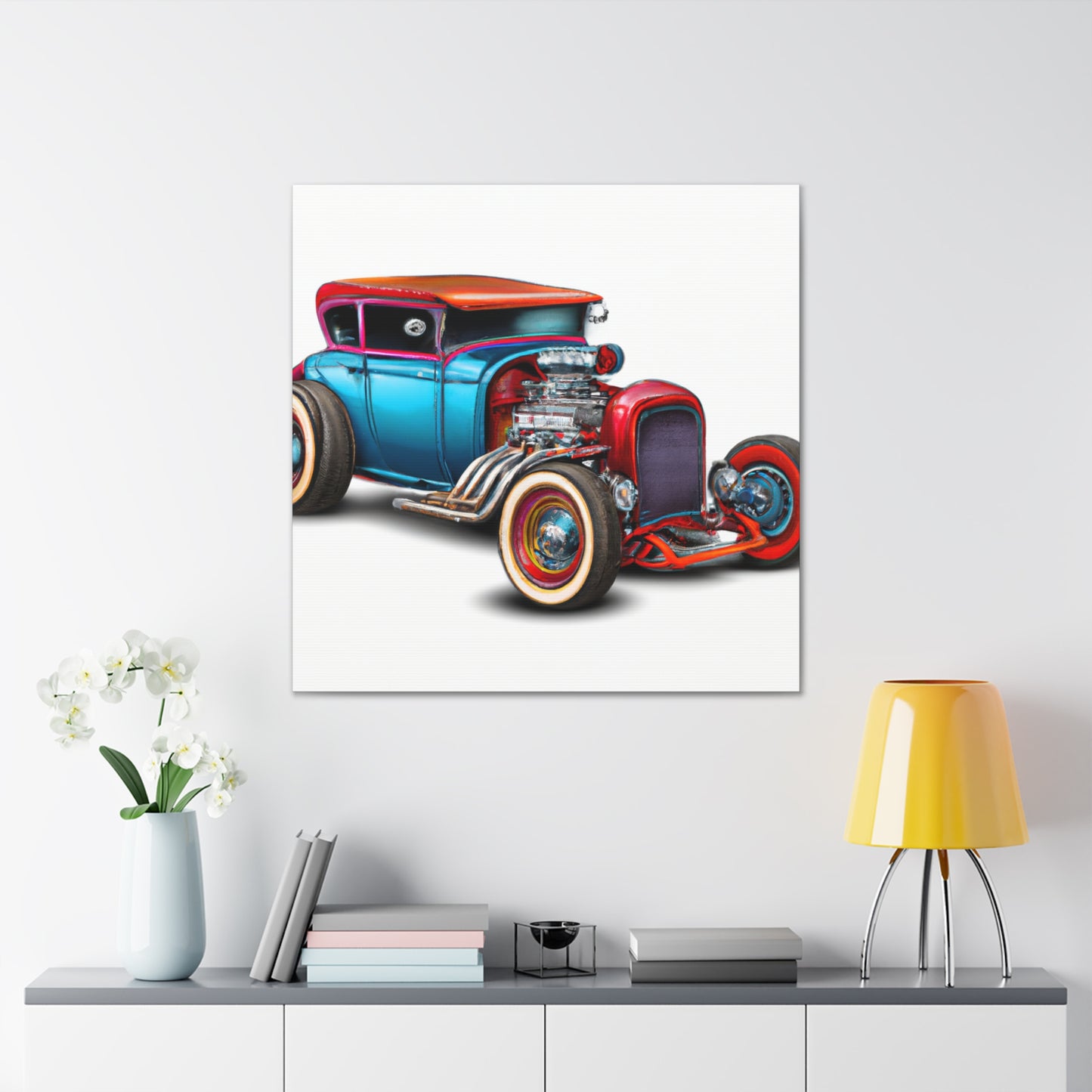 The Flaming Fury - Automobile - Canvas