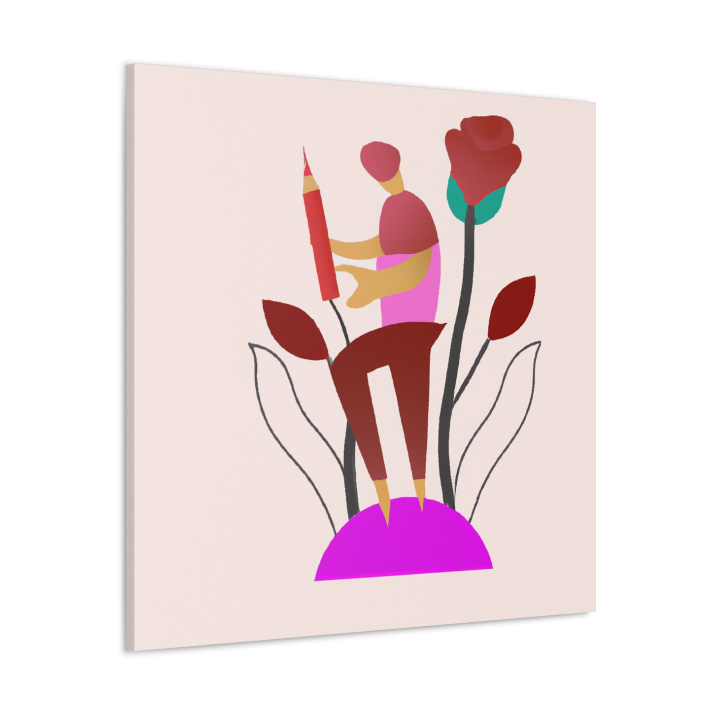 Zen Leaf - Minimalism - Canvas