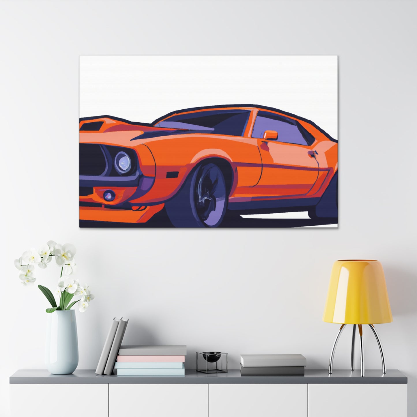 T-Bird Stallion - Automobile - Canvas