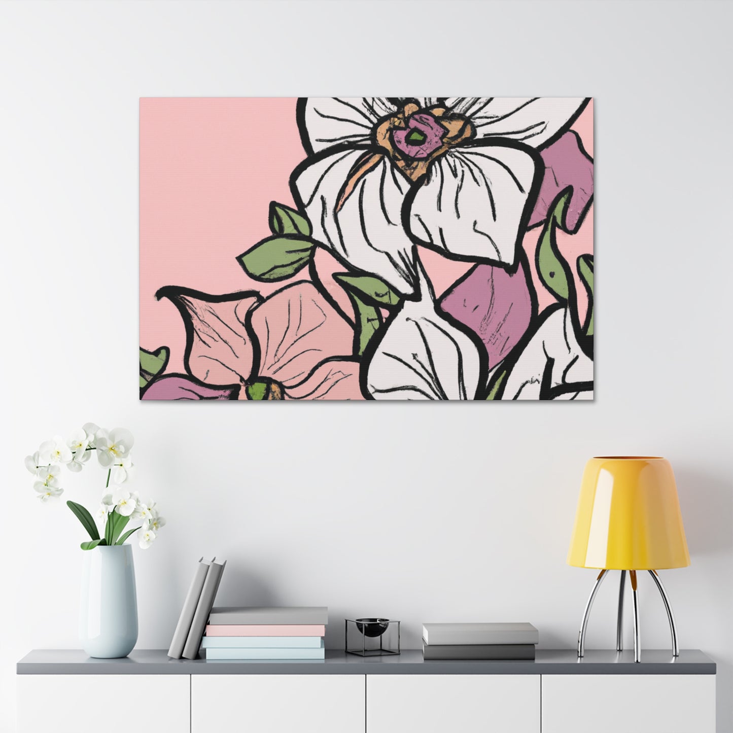 Blossomella - Floral - Canvas