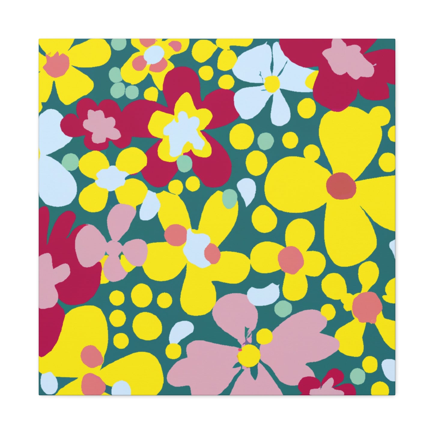 Flower Garden Frenzy - Floral Canvas