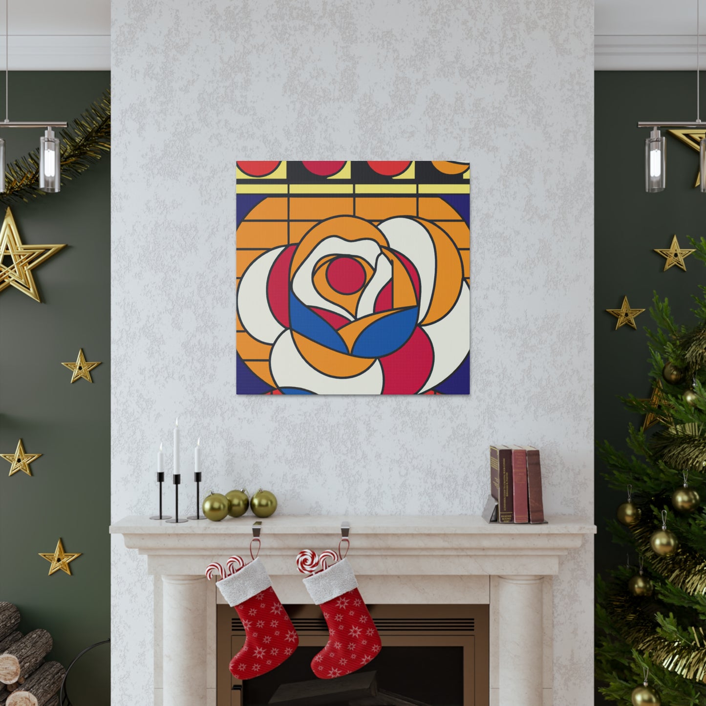 Poppy- Midcentury Canvas