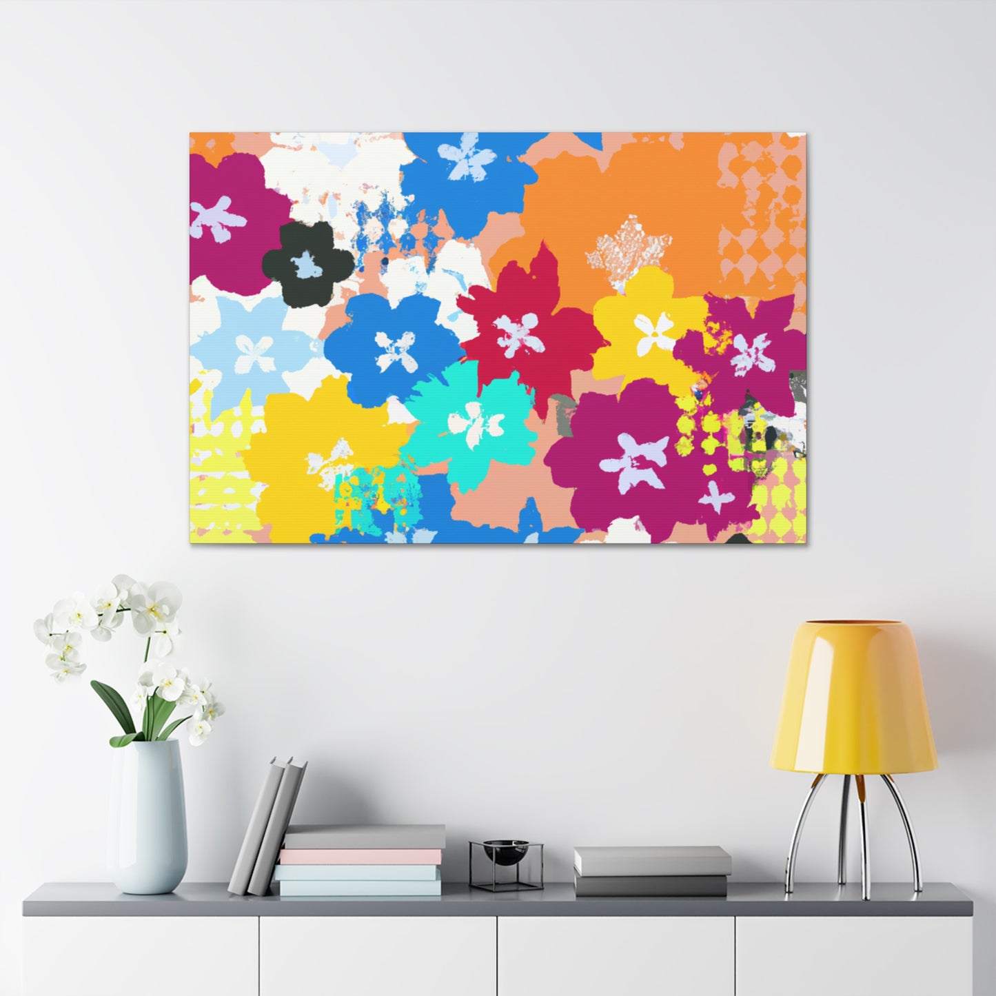 Laila - Floral - Canvas