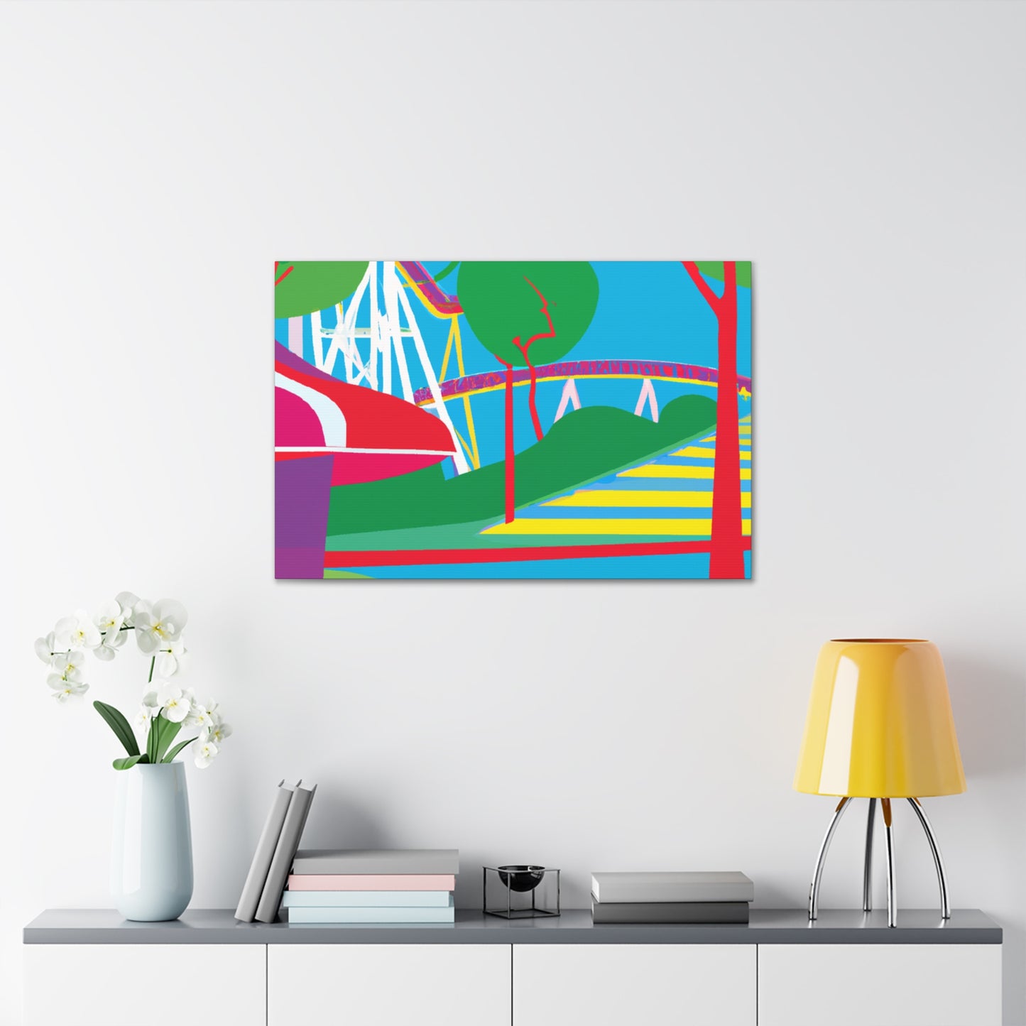 Petunia Paradise-Landscape - Canvas