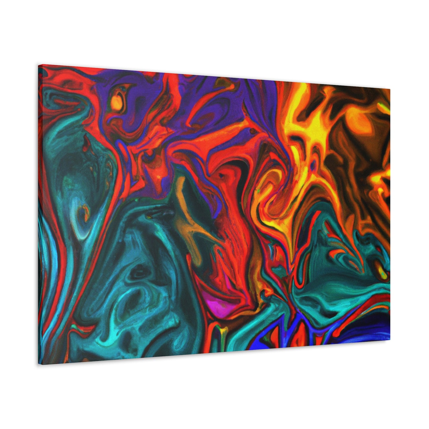 Up In Flames - Canvas - Abstract