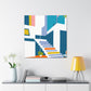 Vibrant Simplicity- Midcentury - Canvas