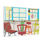 "Disco Dance- Midcentury" - Canvas
